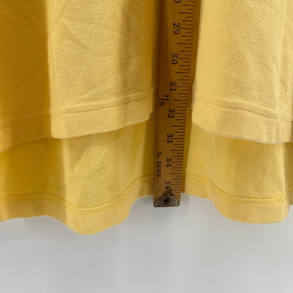 Brooks Brothers Mens XXL Yellow Performance Polo Long Sleeve Original Fit Cotton - Picture 6 of 7